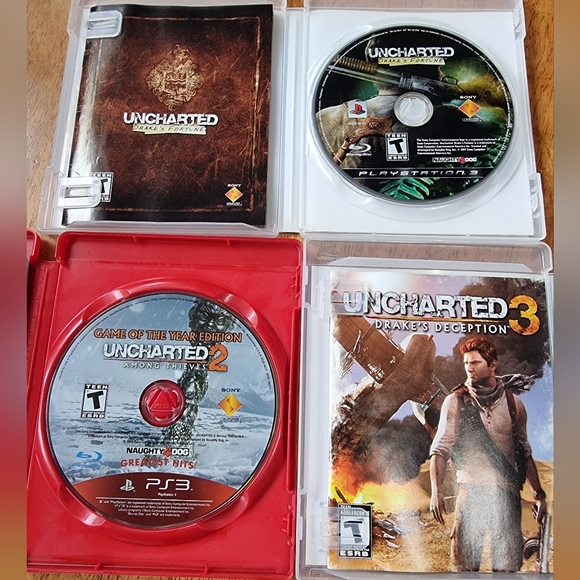 Uncharted PS3 Bundle of 3 Games - Picture 4 of 6